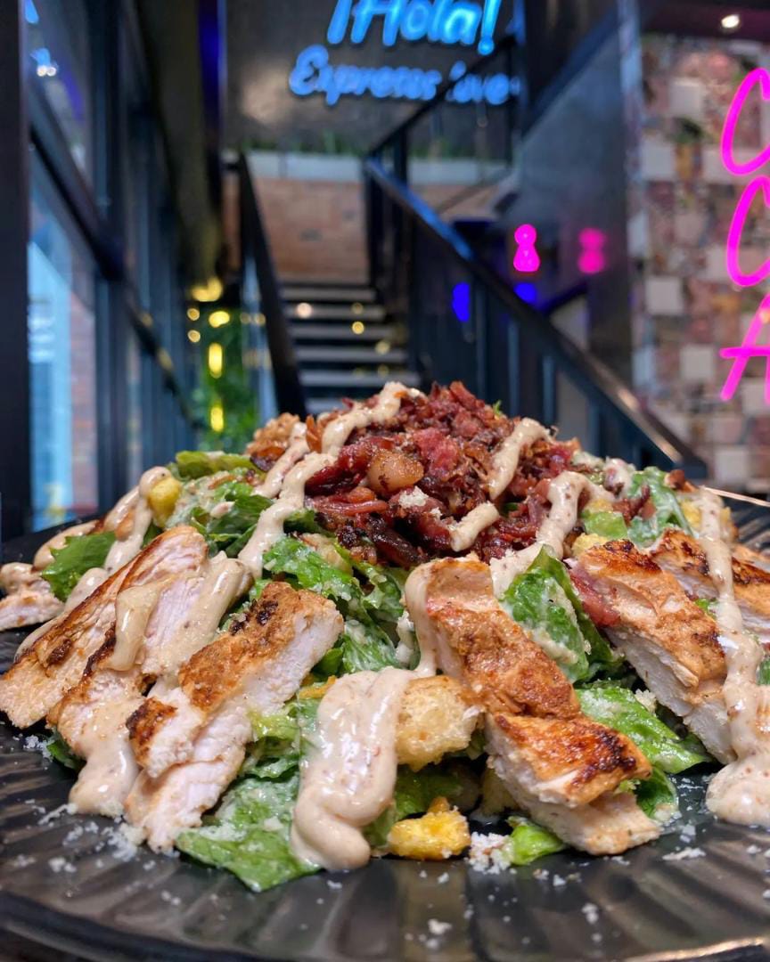 Ensalada Cesar Pollo a la Plancha