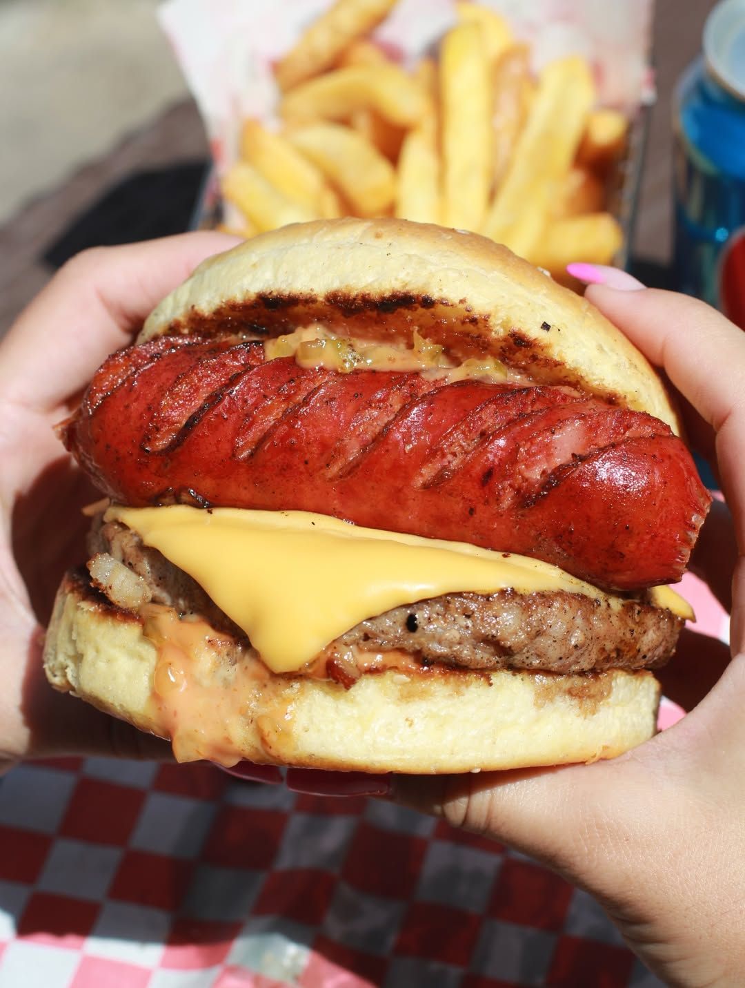 Burger con chorizo