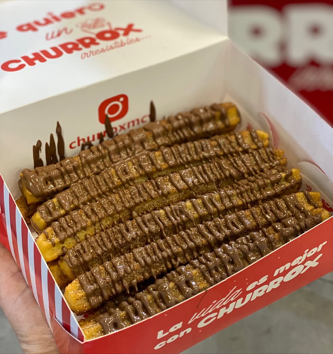 Churros con azúcar o azúcar y canela + chocolate