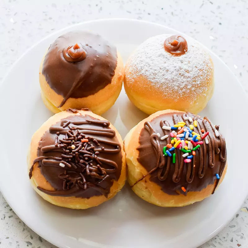 4 Mini Donuts rellenas