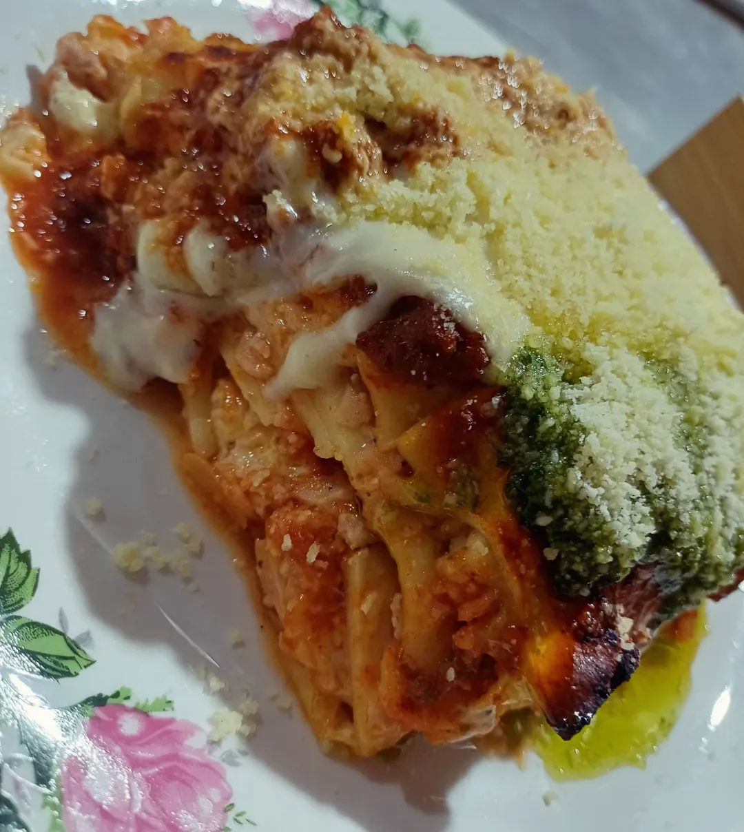 Pasticho a la bandera