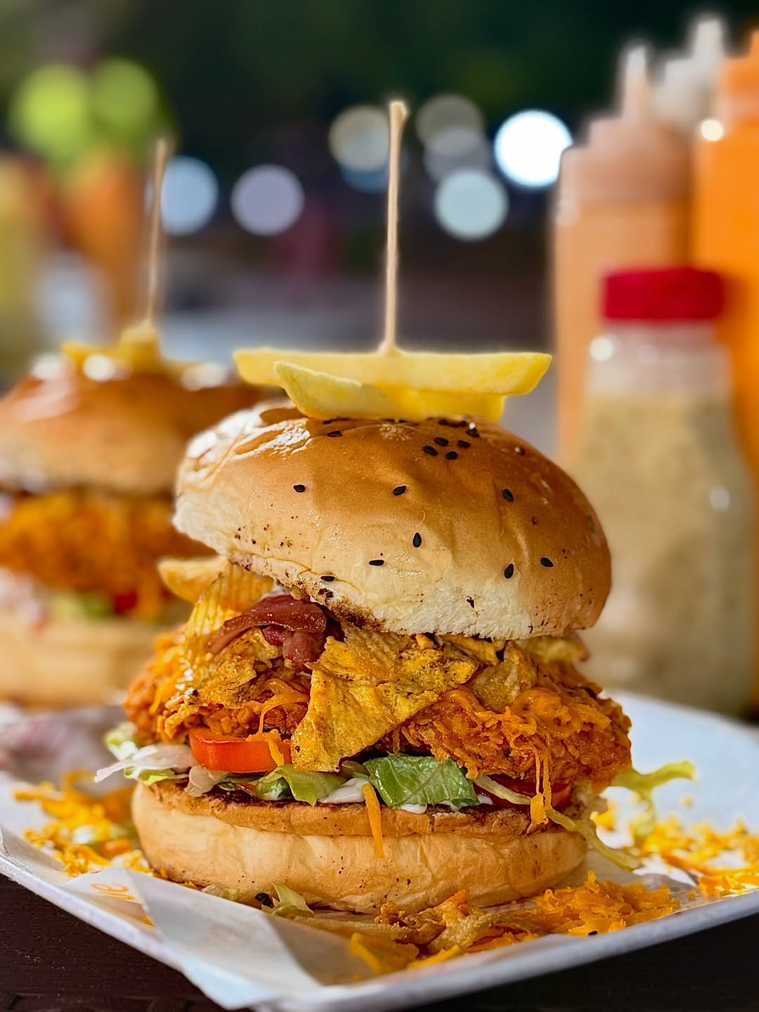 Hamburguesa de doritos