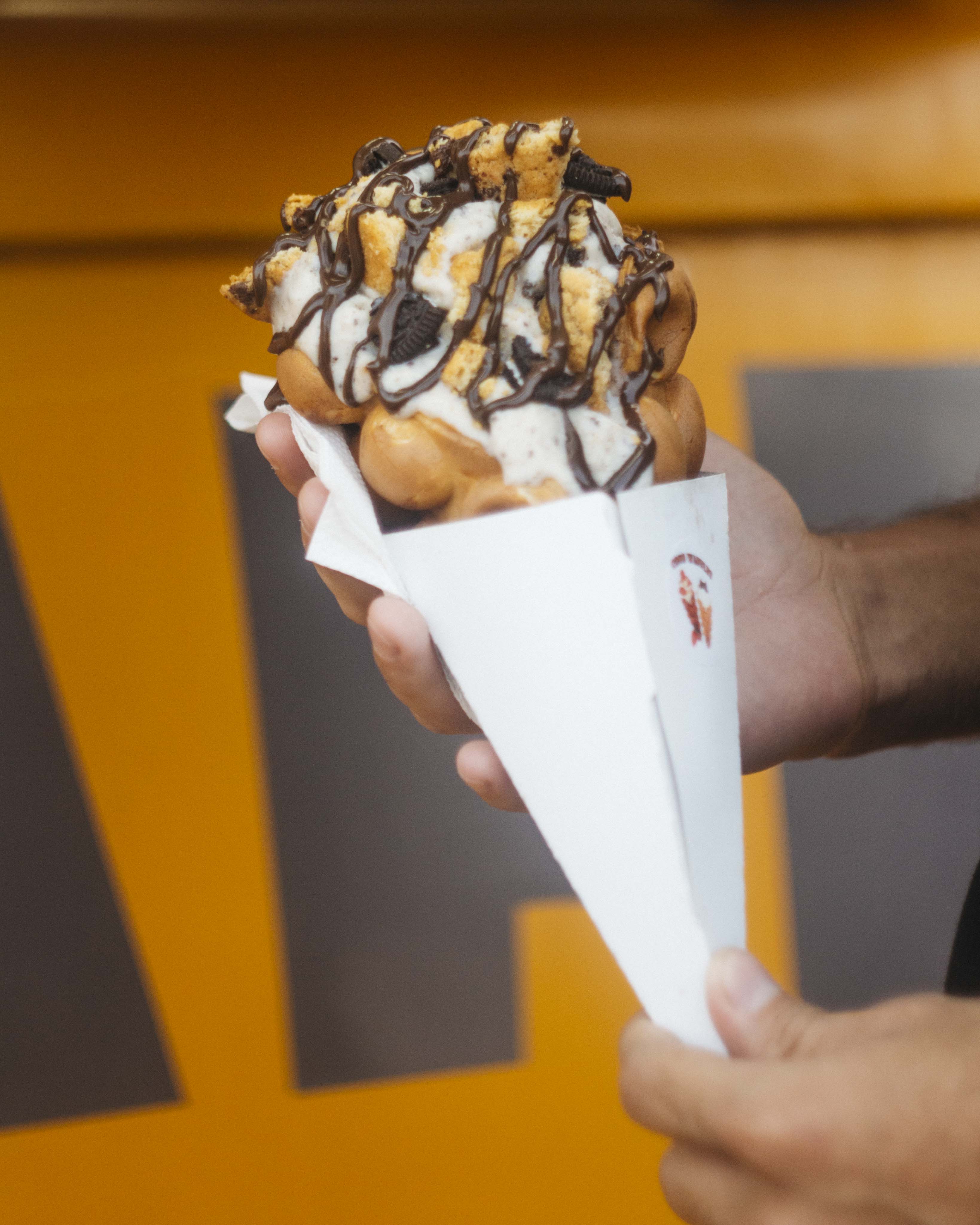 Waffle full topping