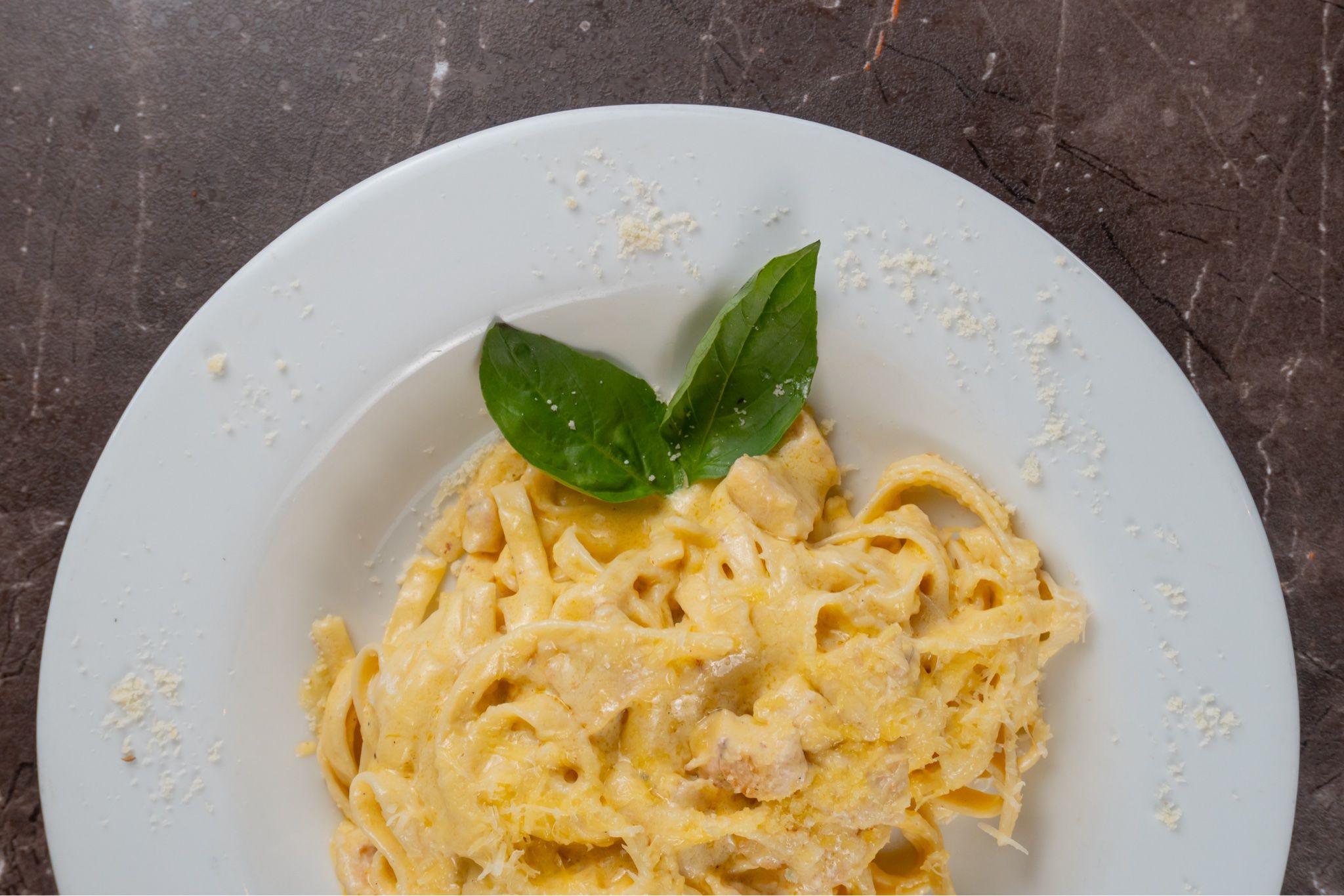 Alfredo con pollo