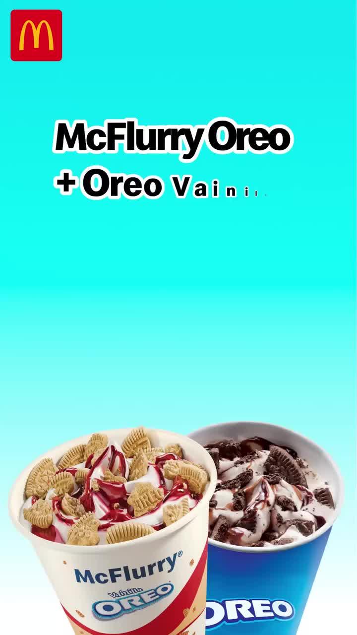 ¡Llegó la temporada de #GanasDePlaya! 🏖️☀️

Disfruta Carnaval con estas increíbles combinaciones:
📌 McFlurry Oreo Vainilla + McFlurry Pirulin por $6,00
📌 McFlurry Oreo Vainilla + McFlurry Oreo por $6,00
📌 McFlurry Oreo Vainilla + 2 Papas Medianas por $6,50

¿Cuál pedirás primero? 👀