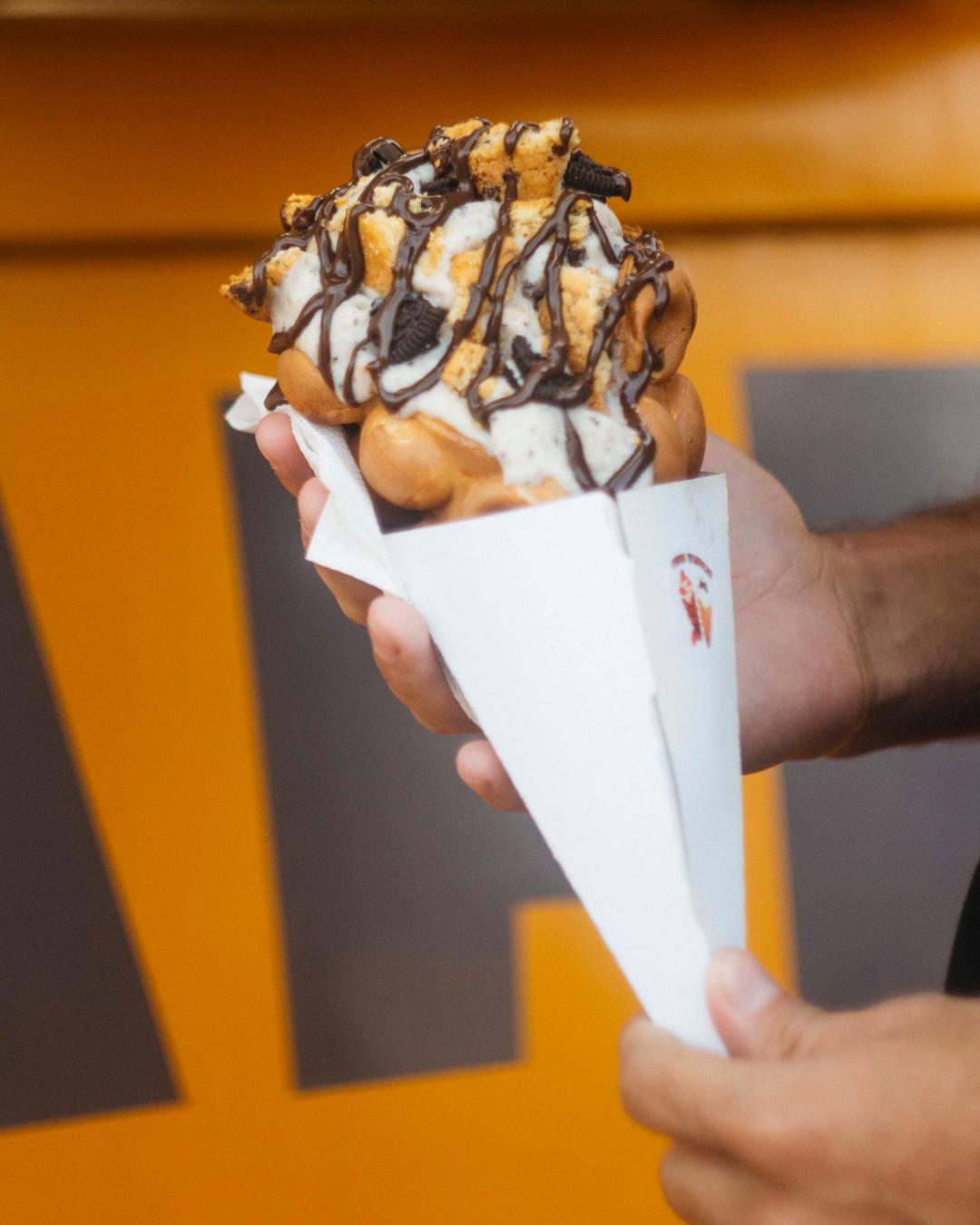Waffle full topping