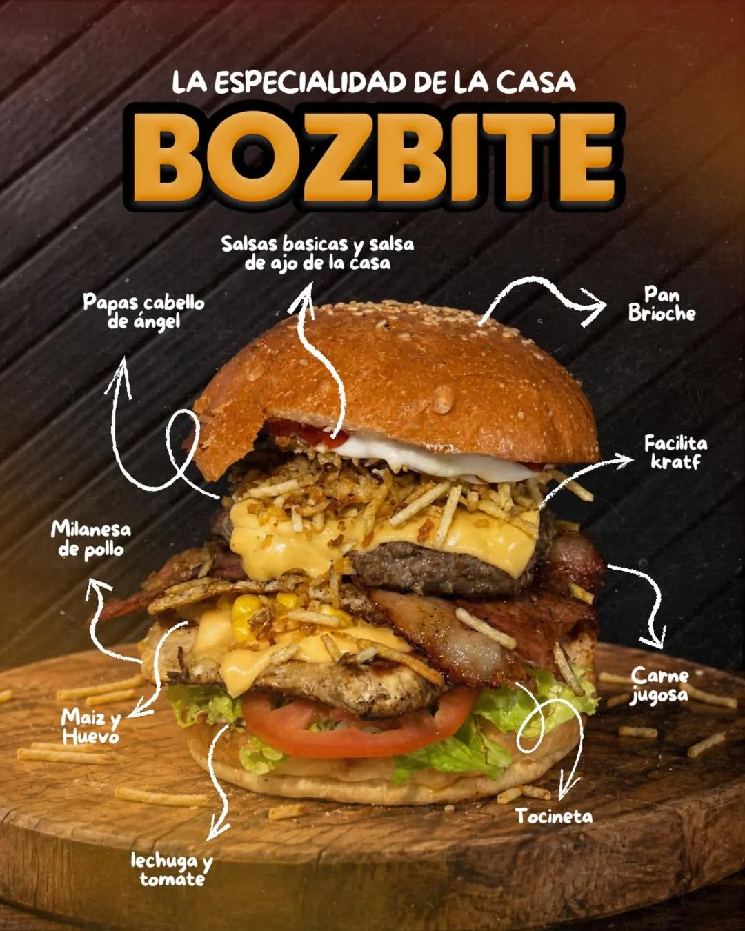 ¿Ya conoces a la reina de la casa? 👑

La Bozbite no es una hamburguesa cualquiera, es una combinación perfecta de ingredientes que se explican solos...😉

Cuando la pruebes, vas a entender por qué es la especialidad. 🫢

​📍 Visítanos en Maracay o pide la tuya por delivery. degustyapp

👇 Etiqueta a la persona que te debe esta hamburguesa hoy.😝