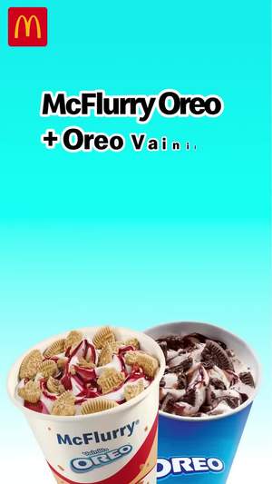 ¡Llegó la temporada de #GanasDePlaya! 🏖️☀️

Disfruta Carnaval con estas increíbles combinaciones:
📌 McFlurry Oreo Vainilla + McFlurry Pirulin por $6,00
📌 McFlurry Oreo Vainilla + McFlurry Oreo por $6,00
📌 McFlurry Oreo Vainilla + 2 Papas Medianas por $6,50

¿Cuál pedirás primero? 👀
