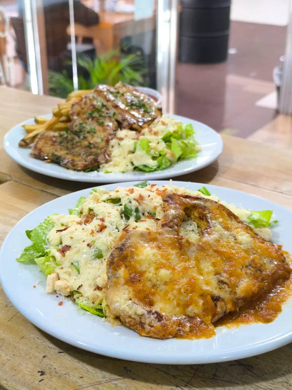 Milanesa a la parmesana