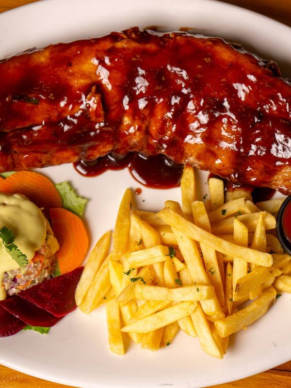 Costilla de cerdo BBQ