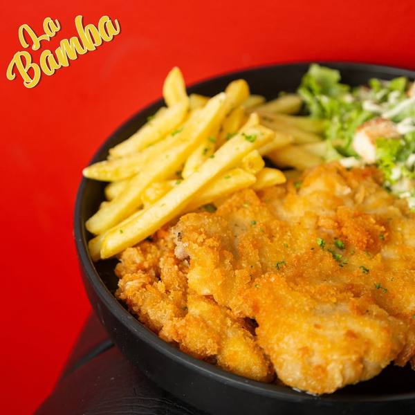 Milanesa de pollo crispy