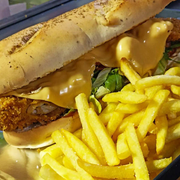 Granjero de pollo crispy