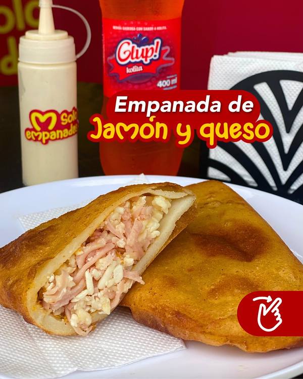 Empanada de jamón y queso