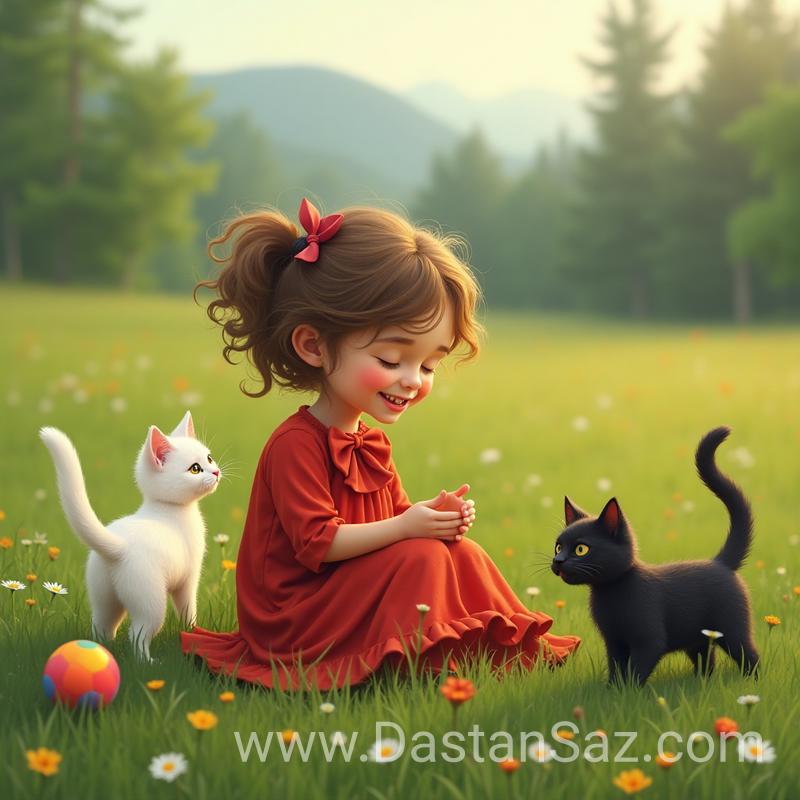 هانا و گربه های بازیگوش