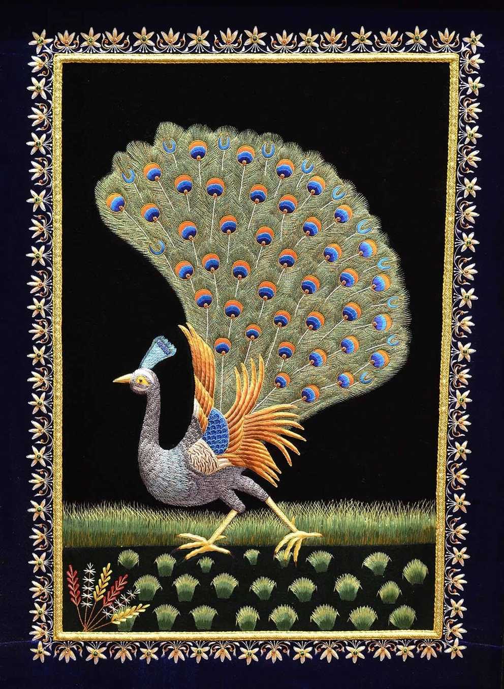 Featured Photo of Jeweled Peacock Wall Art