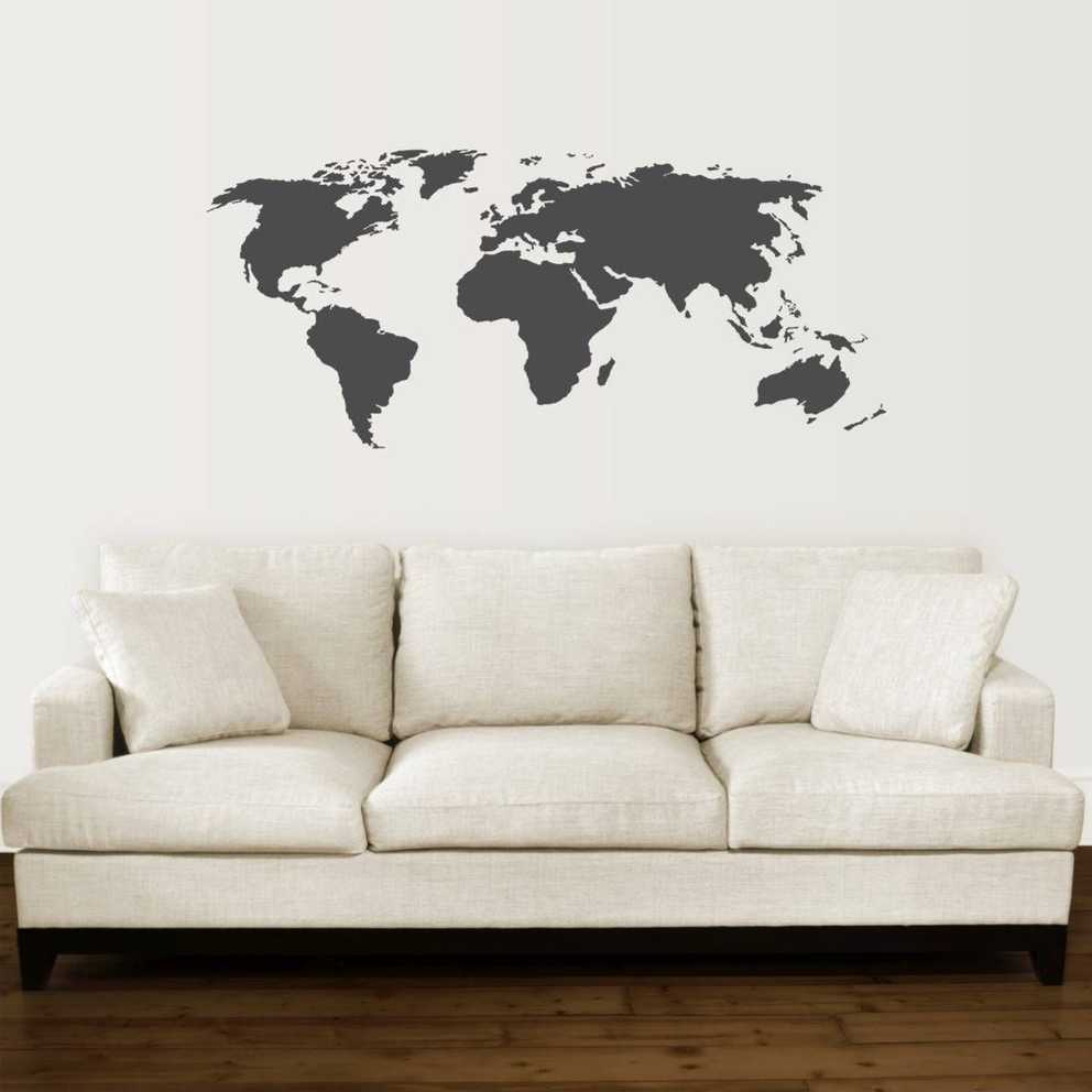 Featured Photo of World Map Wall Artwork