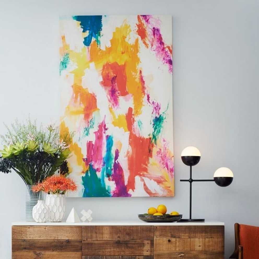 Featured Photo of West Elm Abstract Wall Art