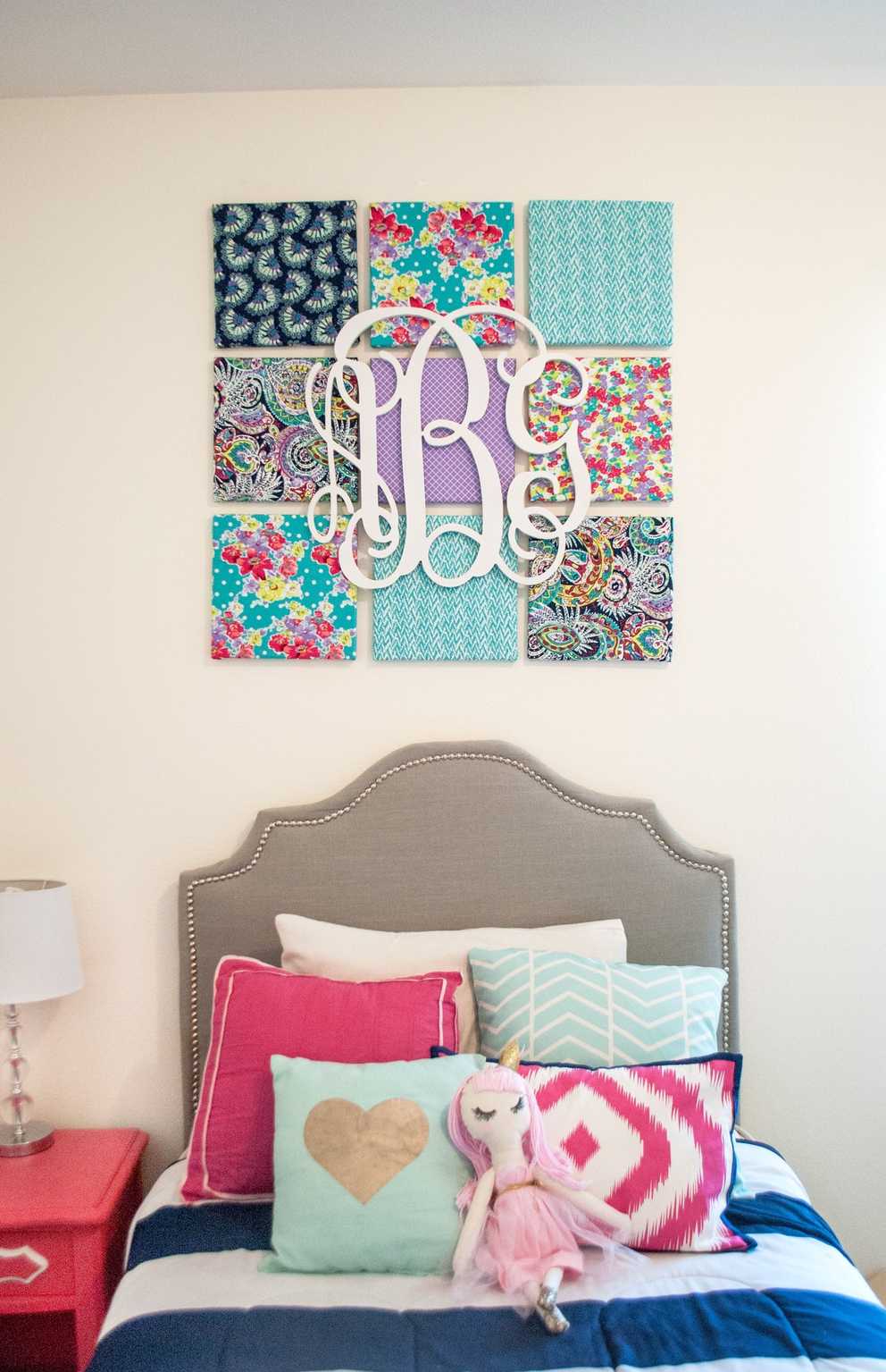 Featured Photo of Personalized Fabric Wall Art