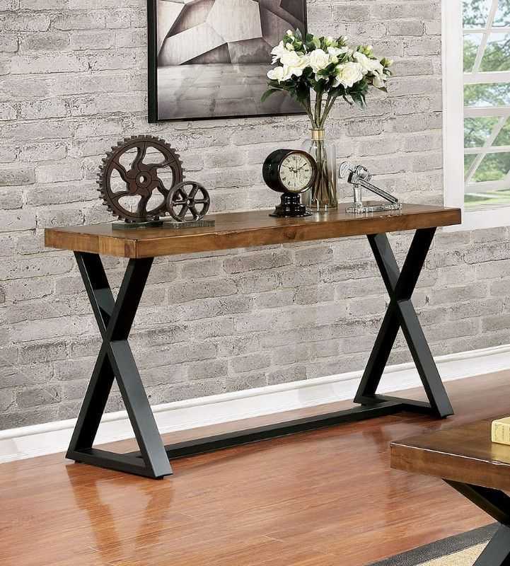 Featured Photo of Square Weathered White Wood Console Tables