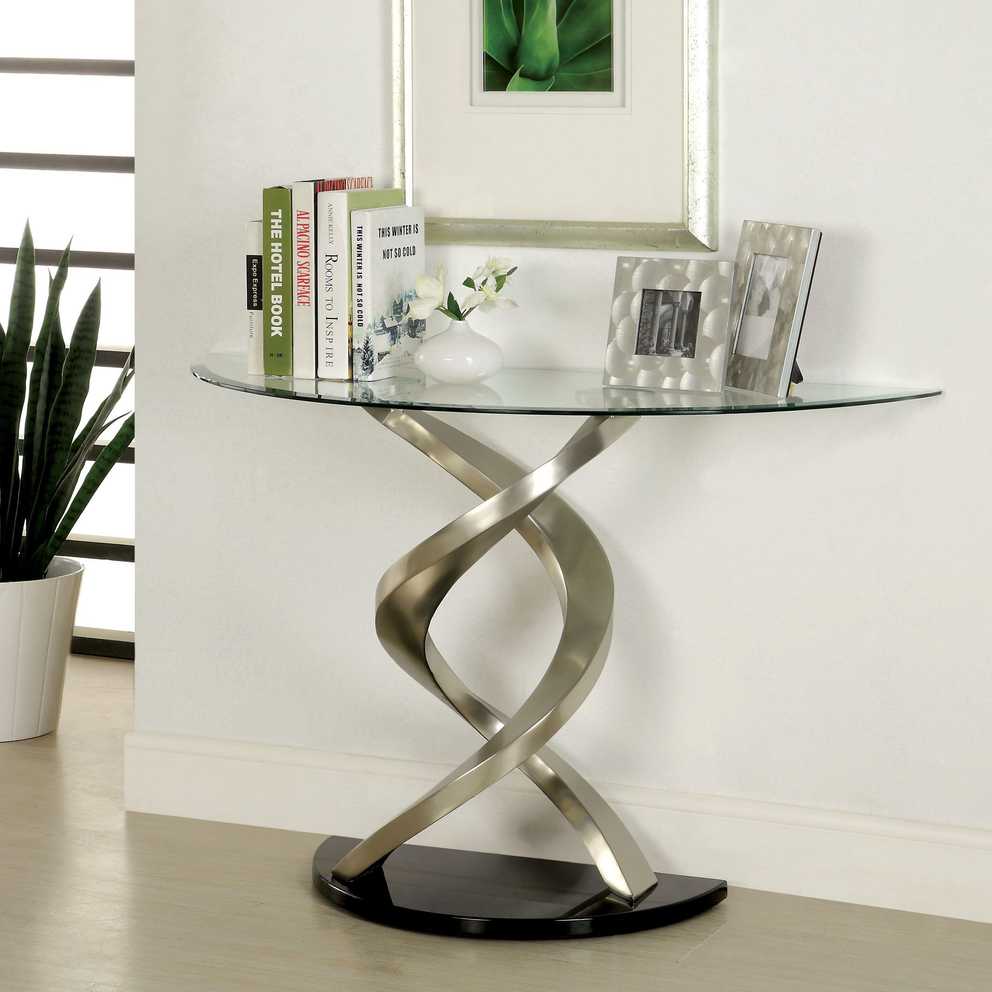 Featured Photo of Silver Stainless Steel Console Tables