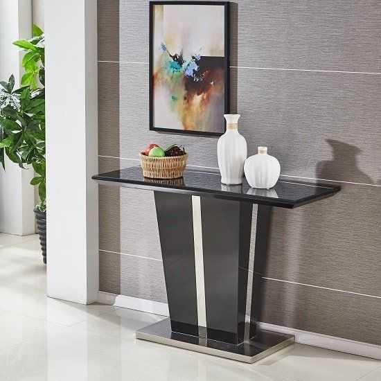 Featured Photo of Square Matte Black Console Tables