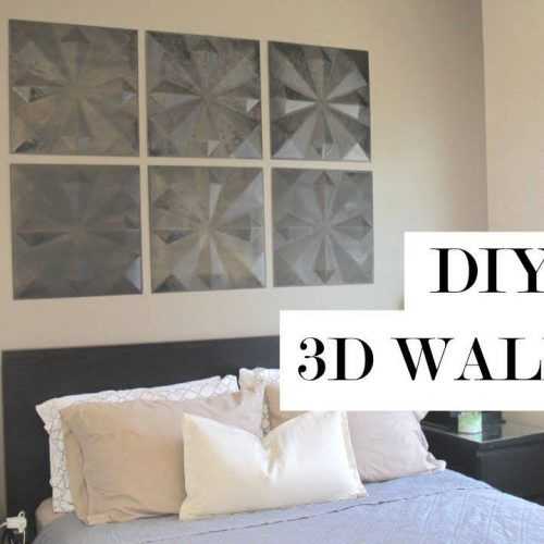 Diy 3D Wall Art Decor (Photo 3 of 20)
