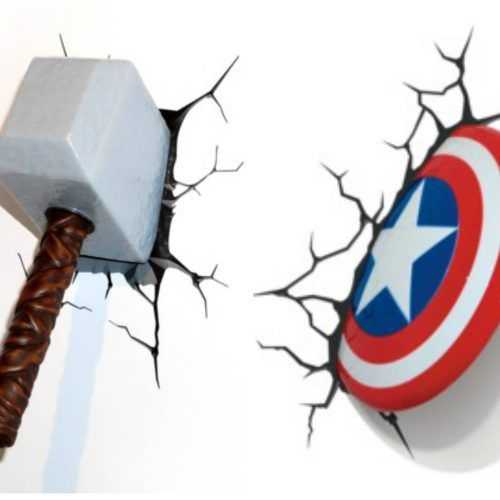 Thor Hammer 3D Wall Art (Photo 6 of 20)