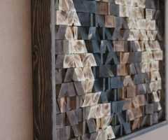 20 Best Ideas Metallic Rugged Wooden Wall Art