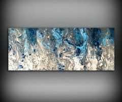 Top 20 of Dark Blue Abstract Wall Art
