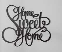 The 20 Best Collection of Laser Engraved Home Sweet Home Wall Decor