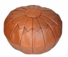 2023 Latest Brown Moroccan Inspired Pouf Ottomans
