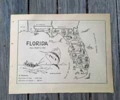20 Best Collection of Florida Map Wall Art