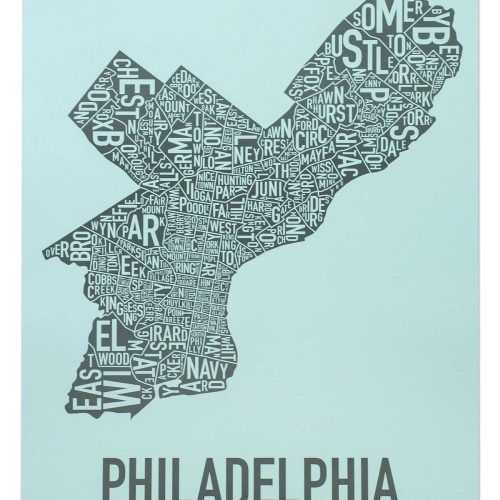 Philadelphia Map Wall Art (Photo 11 of 20)