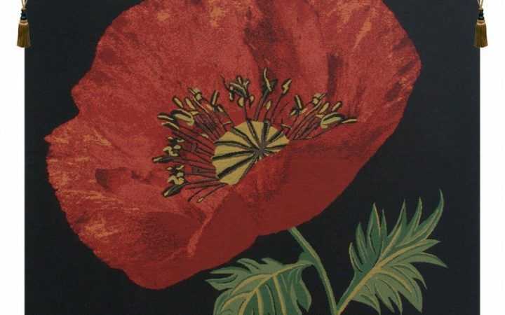 20 Inspirations Blended Fabric Poppy Red Wall Hangings