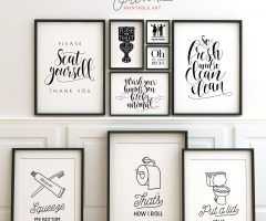 The 15 Best Collection of Bathroom Wall Art Decors