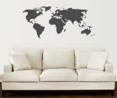 2023 Popular World Map Wall Artwork