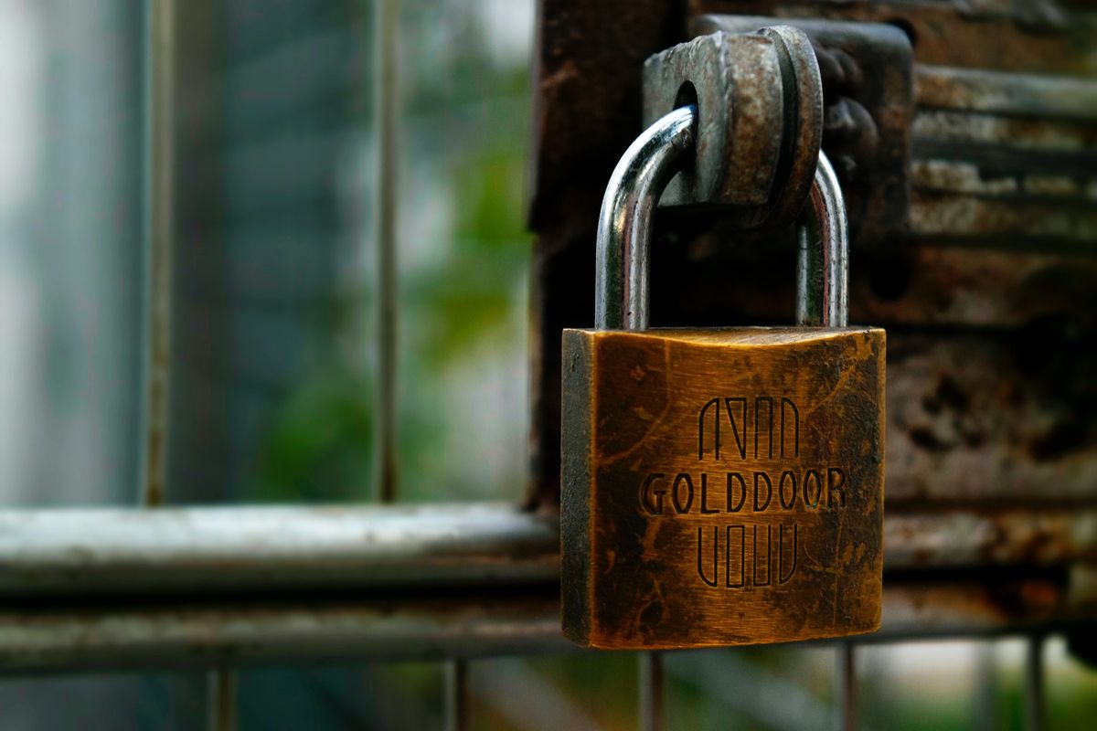 Old and Dirty Padlock 