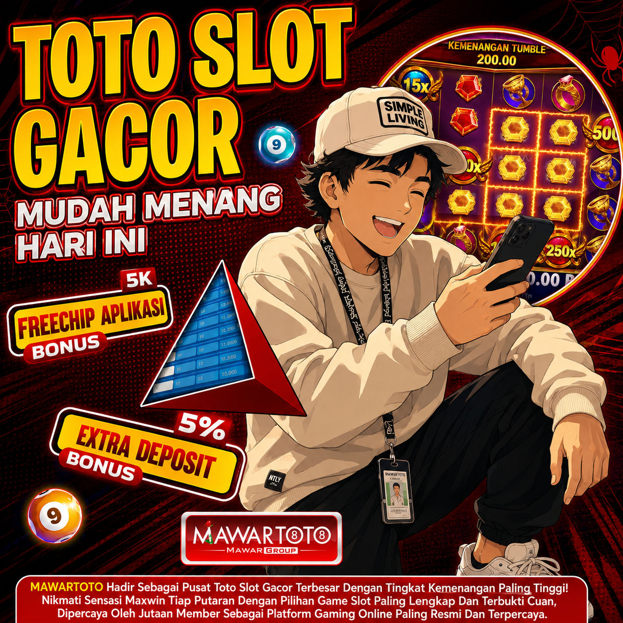 Mawar Toto Slot Gacor Daftar Akun Slot88 Resmi Bebas Blokir Gampang Hoki Hari Ini