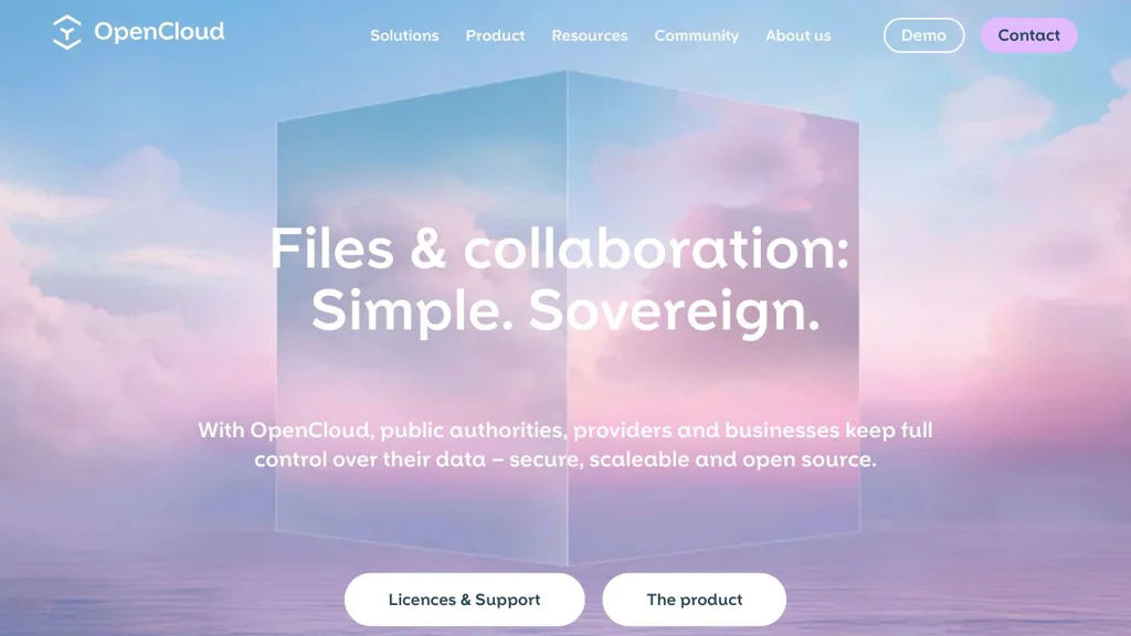 OpenCloud screenshot