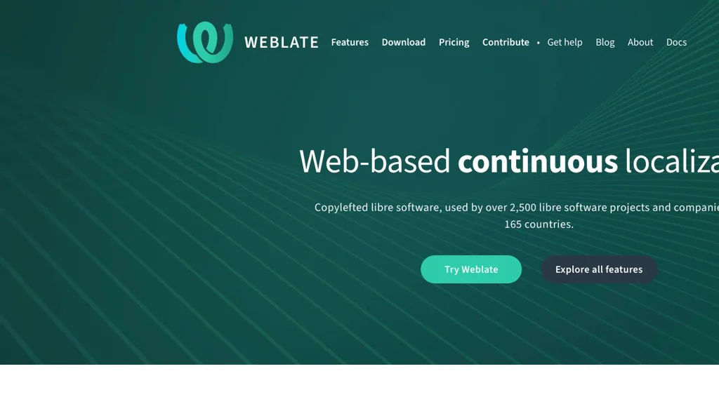 Weblate screenshot
