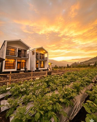 galeri Villa kapasitas 7 orang dekat Candi View kebun ~ piranchata 0