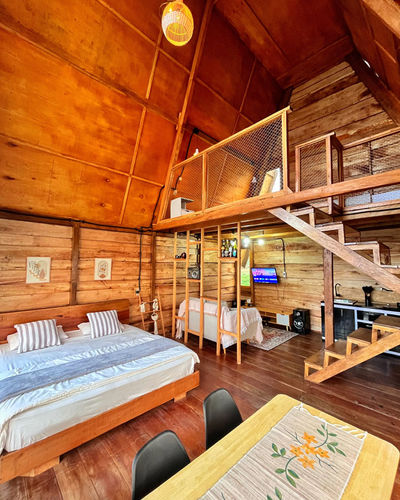 galeri Cabin 3 Bed View bukit dan ladang 5