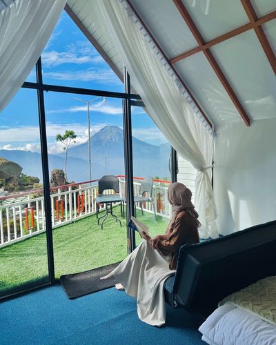 galeri Cabin Sikapuk View gunung  Dcabinet2 0