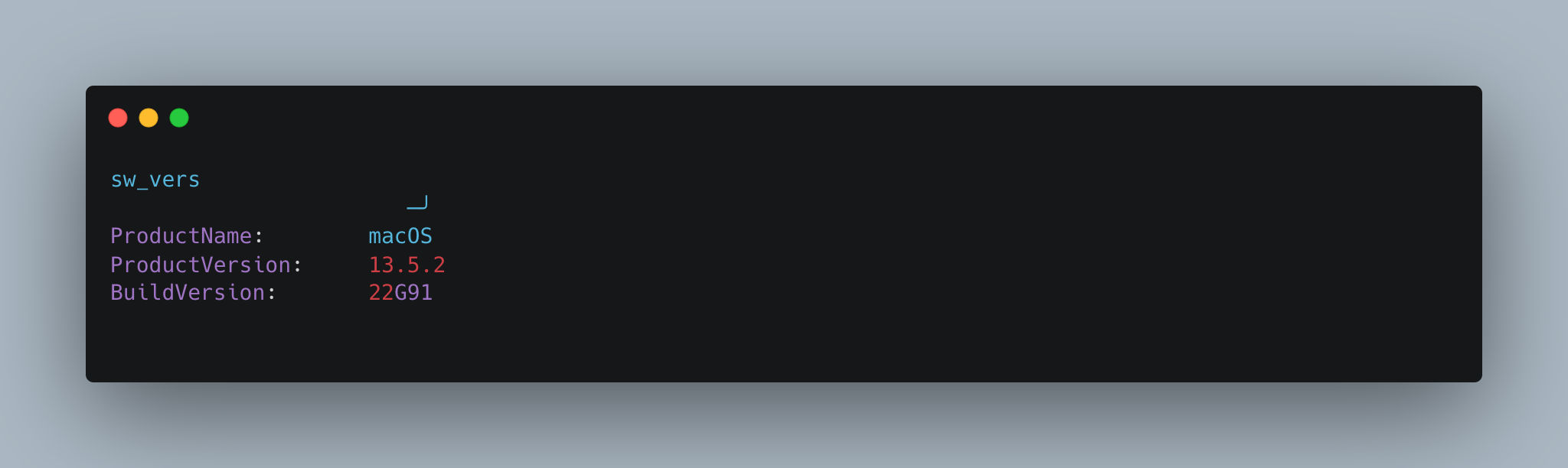 MacOS Terminal