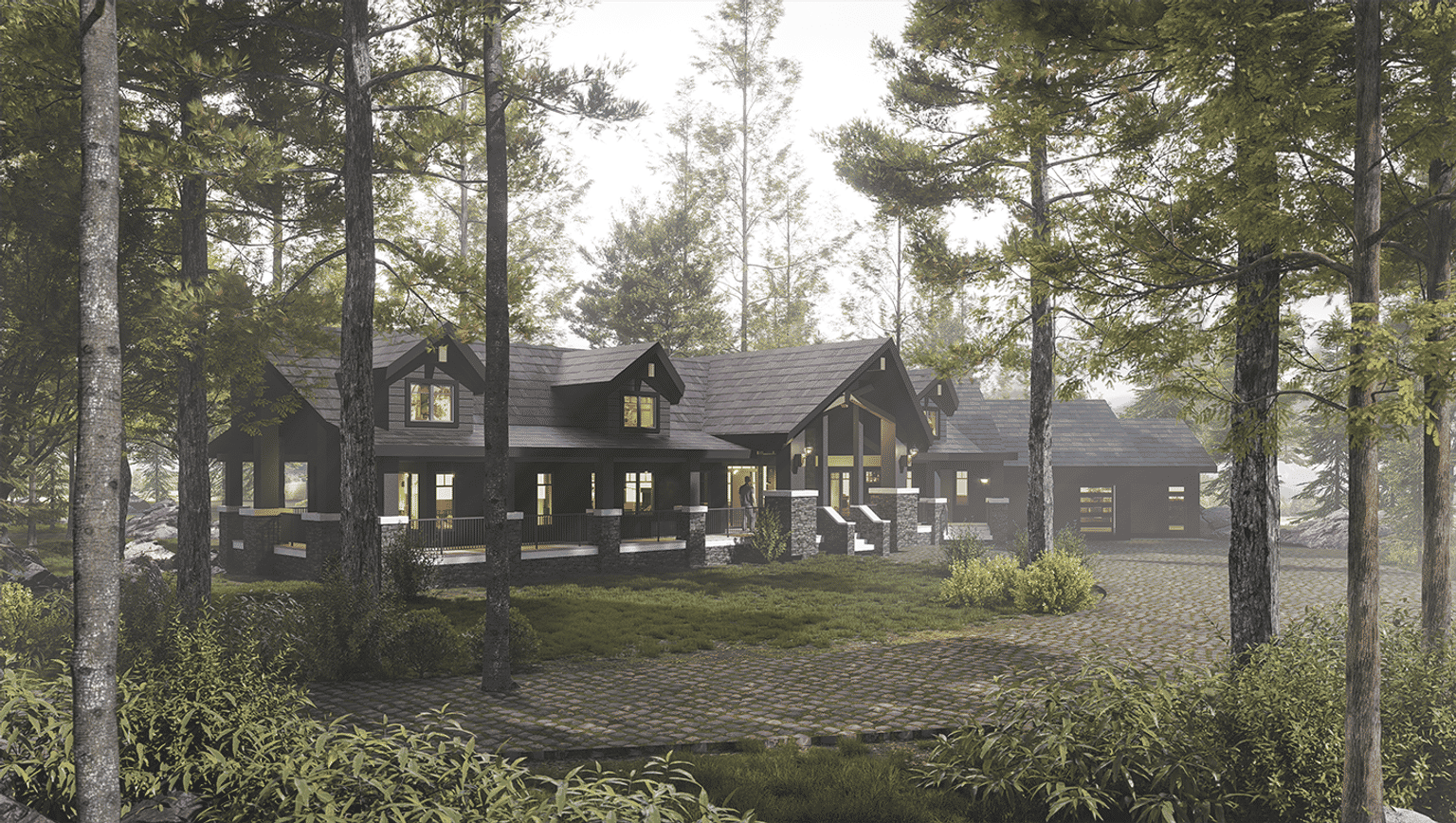 Foothills County Mountain Style Custom Home