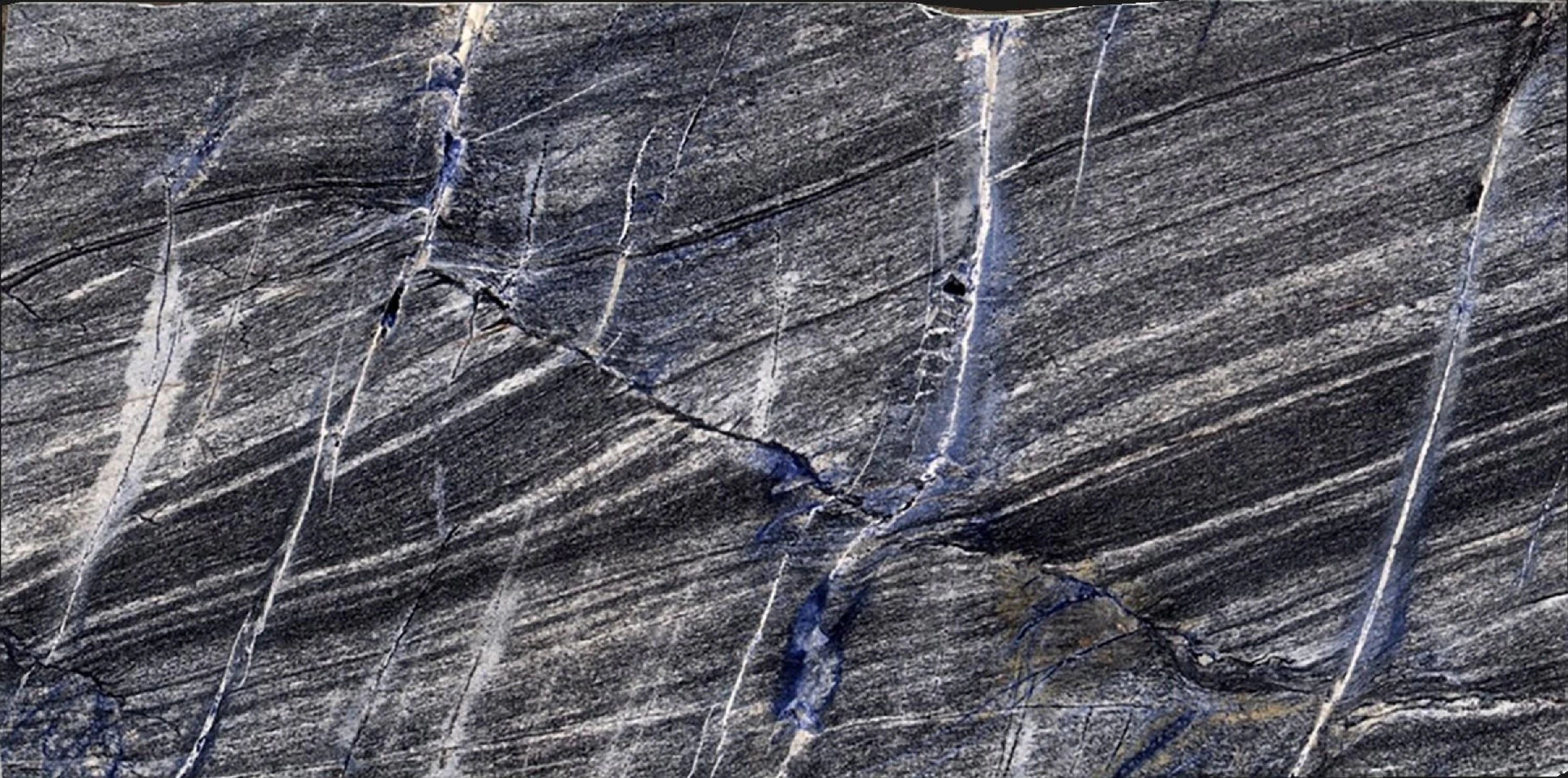 Premium Katuba Blue Sodalite Quartzite Slabs Strong Veining