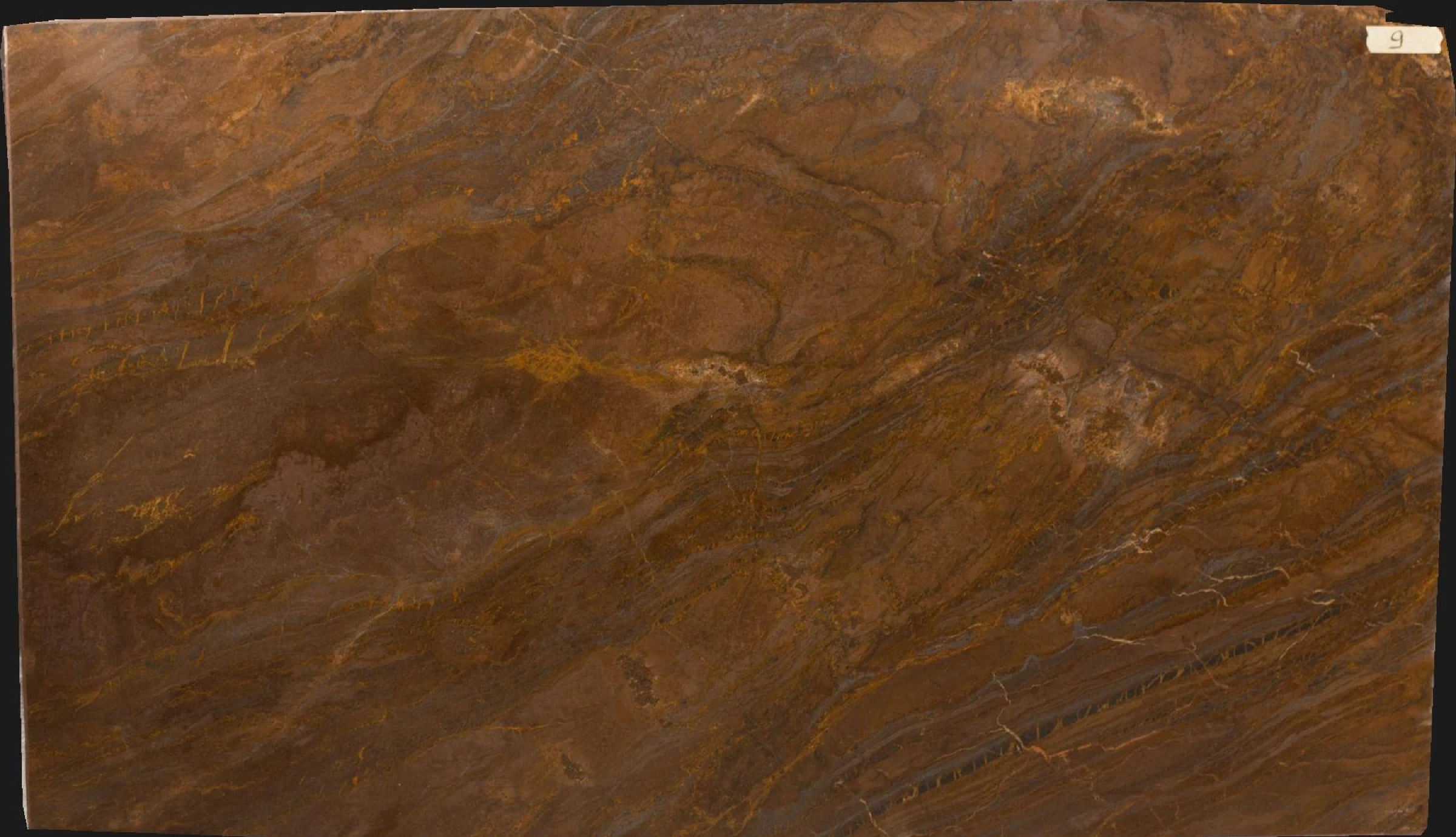 Custom Cut Bronzite Granite Slabs Cloudy Brown - Vr 1193