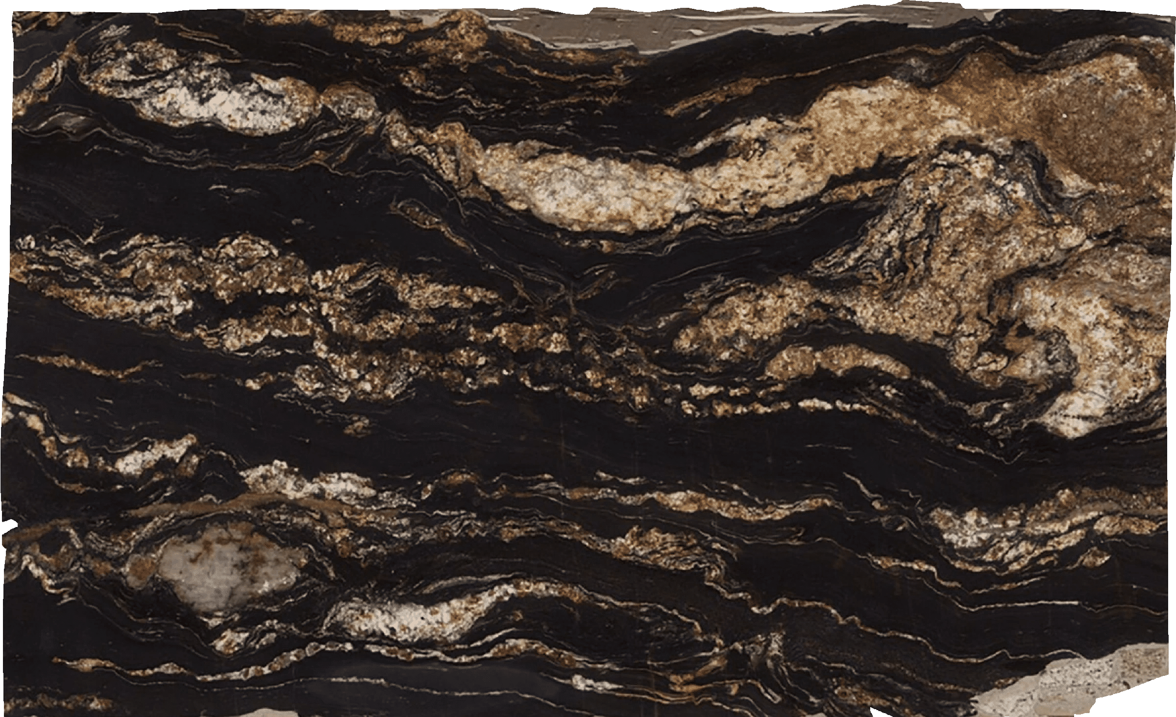 Individuell Gestaltete Black Fusion Granit Platten