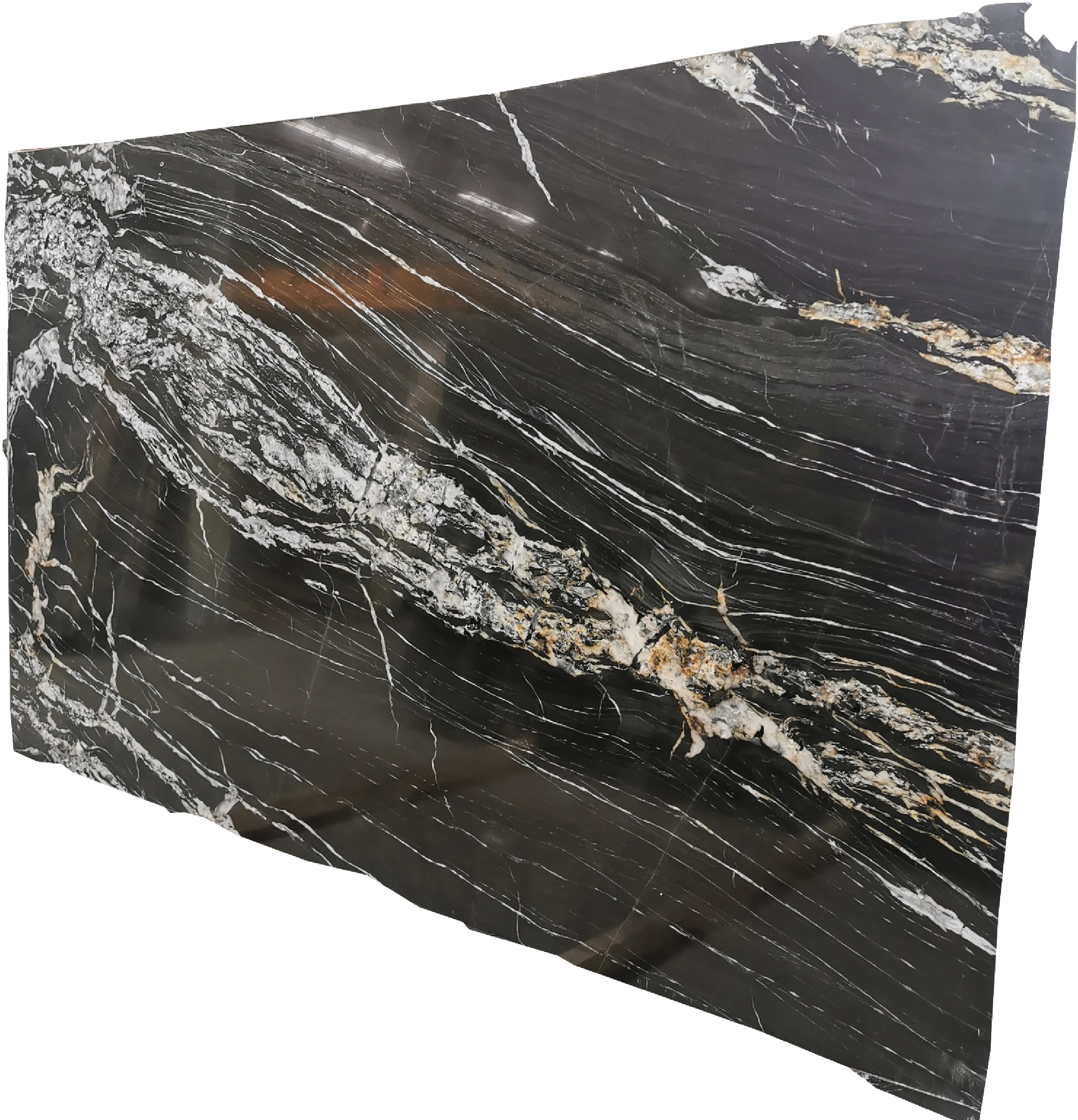 Belvedere Granite Slabs for Countertops Black - 27137