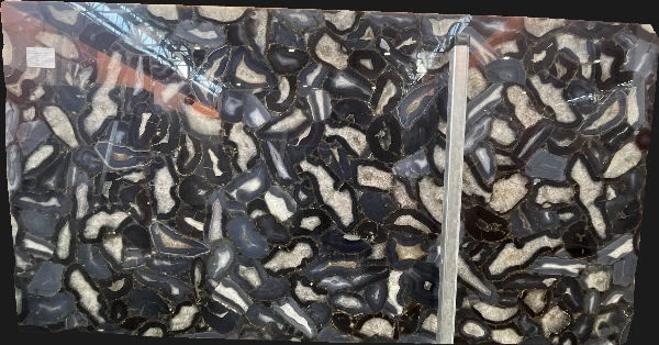 2cm Black White Agata Onyx slabs